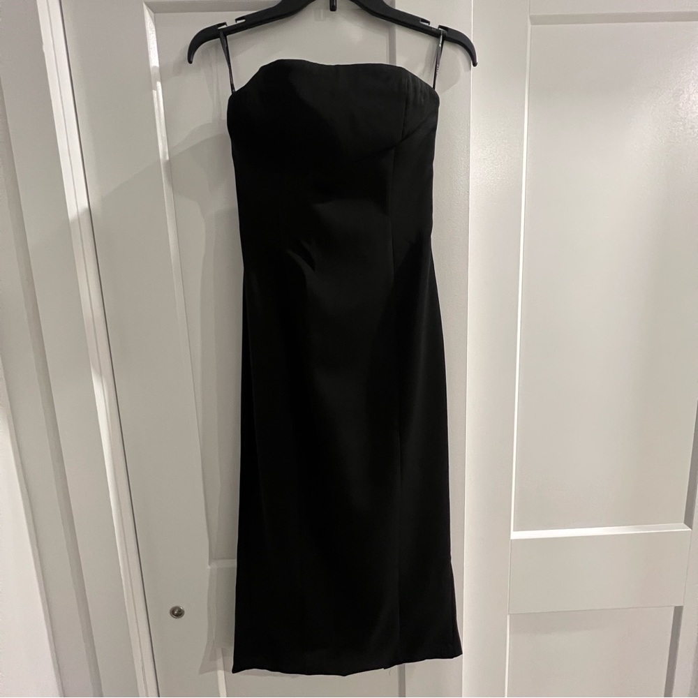 NWT Strapless Tube Midi Dress